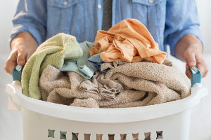 Coin-operated laundry facility